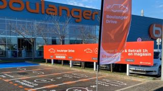 Drive du magasin Boulanger Toulouse Saint-Orens de Gameville spécialisé dans l'électroménager et le multimédia