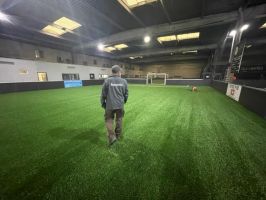 Rénovation d’un terrain de foot en gazon synthétique