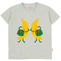 Tee-shirt banana gris pour enfants Tinycottons